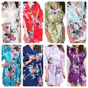 Bridesmaid robes - 7 different colors!